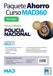 Paquete Ahorro Plus Curso Mad360 Y Test Papel Y Online Polic