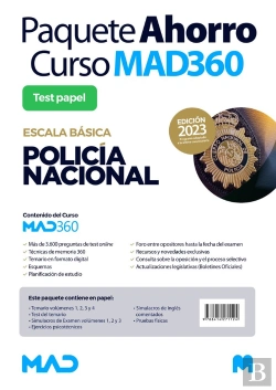 Bertrand.pt - Paquete Ahorro Plus Curso Mad360 Y Test Papel Y Online Polic