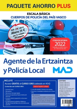 Bertrand.pt - Paquete Ahorro Plus Ertzaintza Y Policia Local. Ahorra 74 &#