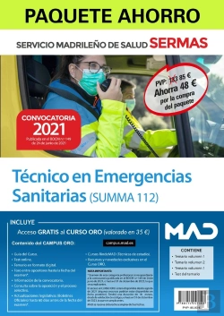 Bertrand.pt - Paquete Ahorro Tecnico En Emergencias Sanitarias Sermas. Aho