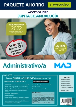 Bertrand.pt - Paquete Ahorro + Test Online Administrativo/A Junta De Andal