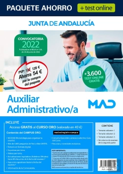 Bertrand.pt - Paquete Ahorro + Test Online Auxiliar Administrativo/A Junta