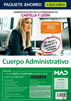 Bertrand.pt - Paquete Ahorro +Test Online Cuerpo Administrativo De La Comu