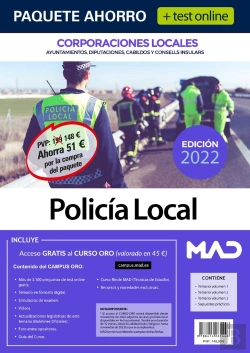 Bertrand.pt - Paquete Ahorro Test Online Policia Local De Corporaciones Lo