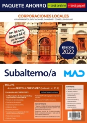 Paquete Ahorro + Test Papel Subalterno/A De Corporaciones Lo