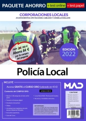 Paquete Ahorro Test Papel Y Test Online Policia Local De Cor