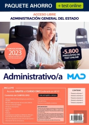 Paquete Ahorro Y Test Online Administrativo/A (Libre) Admini