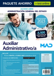 Paquete Ahorro Y Test Online Auxiliar Administrativo/A Admin