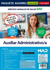 Paquete Ahorro Y Test Papel Y Online Auxiliar Administrativ