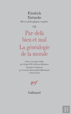 Bertrand.pt - Par Dela Bien Et Mal ; La Genealogie De La Morale