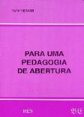 Para Uma Pedagogia de Abertura