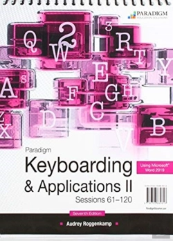 Bertrand.pt - Paradigm Keyboarding Ii Sessions 61-120