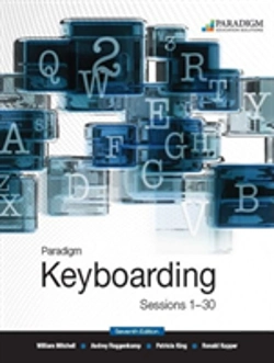 Bertrand.pt - Paradigm Keyboarding: Sessions 1-30, Text And Ebook 12 Month Access With  Online Lab
