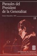 Paraules Del President De La Generalitat. Gener - Desembre 1987