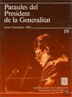 Bertrand.pt - Paraules Del President De La Generalitat. Gener - Desembre 1988