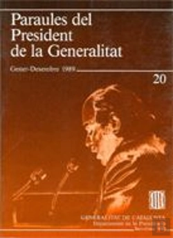 Bertrand.pt - Paraules Del President De La Generalitat. Gener - Desembre 1989
