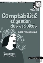 Parcours Intéractifs ; Comptabilité Et Gestion Des Activités ; Guide Pédagogique