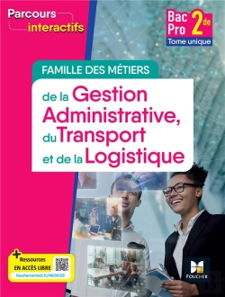 Bertrand.pt - Parcours Interactifs : Famille Des Métiers De La Gatl ; 2de Bac Pro ; Tome Unique ; Livre Élève