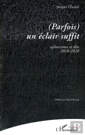 (Parfois) Un Éclair Suffit : Aphorismes Et Dits 2018-2020