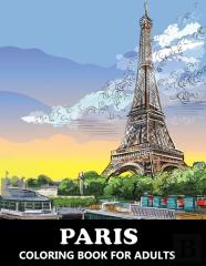Paris Coloring Book For Adults