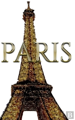 Bertrand.pt - Paris Eiffel Tower Gold Diamond  Glitter Bling Creative Blank Journal Sir Michael Designer Edition