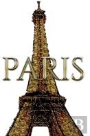 Paris Eiffel Tower Gold Diamond  Glitter Bling Creative Blank Journal Sir Michael Designer Edition