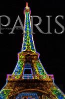 Paris Eiffel Tower Neon Blank Creative Journal Sir Michael Designer Edition