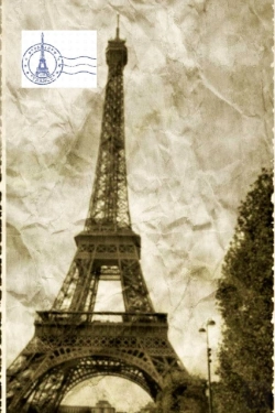 Bertrand.pt - Paris France  Eiffel Tower Vintage Creative Blank Journal