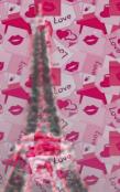 Paris Love Lips Eiffel Tower Creative Blank Journal