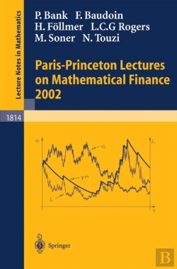 Bertrand.pt - Paris-Princeton Lectures On Mathematical Finance 2002
