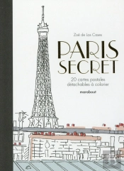 Paris Secret ; 20 Cartes Postales À Colorier