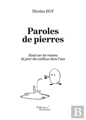 Paroles De Pierres : Essai Sur Les Raisons De Jeter Des Cailloux Dans L'Eau