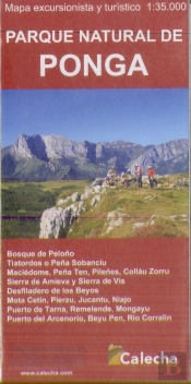 Parque Natural De Ponga. Mapa Excursionista Y Turistico