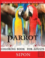 Parrot Coloring Book For Adults