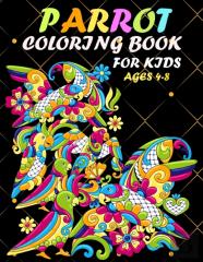 Parrot Coloring Book For Kids