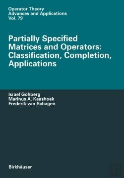 Bertrand.pt - Partially Specified Matrices And Operators: Classification, Completion, Applications