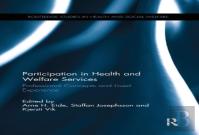 Participation In Health And Welfare Services