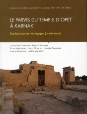 Parvis Du Temple D'Opet À Karnak Exploration Archéologique