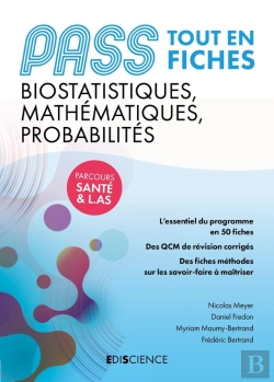 Bertrand.pt - Pass Biostatistiques, Mathématiques Et Probabilités ; Tout En Fiches
