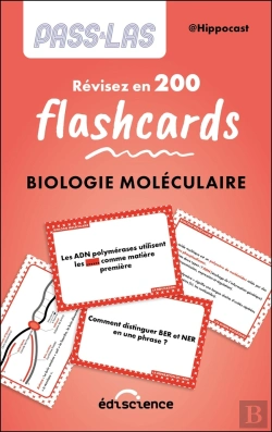 Bertrand.pt - Pass & Las ; Biologie Moléculaire ;  Révisez En 200 Flashcards