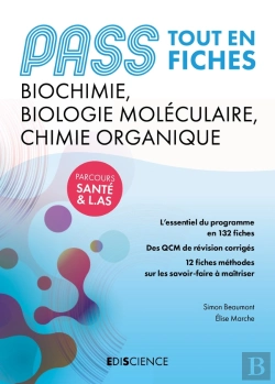 Bertrand.pt - Pass Fiches De Biochimie, Biologie Moleculaire Et Chimie Organique - Tout En Fiches Pass Et L.As