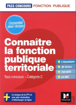 Bertrand.pt - Pass'Concours - Connaitre La Fonction Publique Territoriale - Cat. C - Entrainement Et Revision