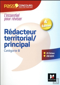 Bertrand.pt - Pass'Concours Redacteur Territorial/Principal 4e Edition - 2017 N 14