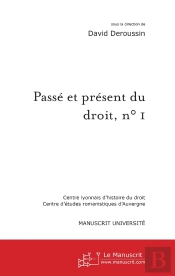 Passé Et Présent Du Droit, N° 1