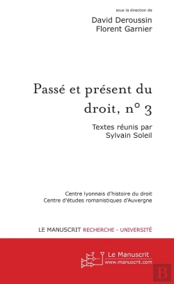Bertrand.pt - Passé Et Présent Du Droit, N° 3