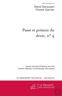 Bertrand.pt - Passé Et Présent Du Droit, N° 4