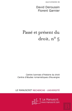 Bertrand.pt - Passé Et Présent Du Droit, N° 5