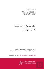 Passé Et Présent Du Droit, N° 8