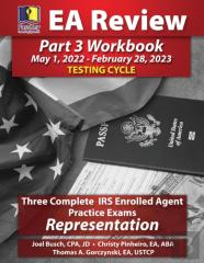 Passkey Learning Systems Ea Review Part 3 Workbook, Three Complete Irs Enrolled Agent Practice Exams
