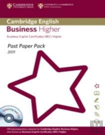 Past Paper Pack For Cambridge English Business Higher 2011 Exam Papers And Teacher'S Booklet With Audio Cd